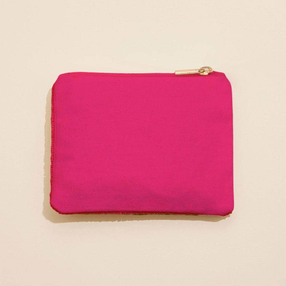 BOTOX Message Seed Beaded Mini Pouch