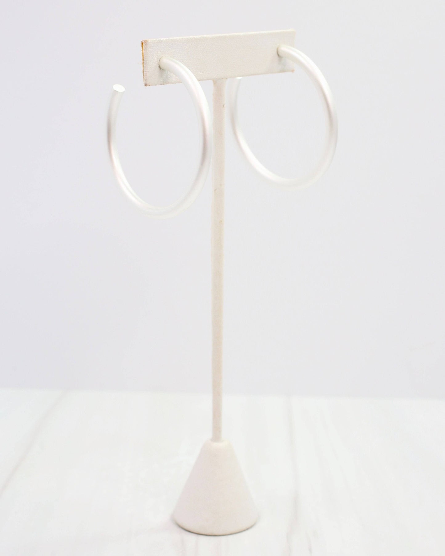 Nielsen Hoop Earring Matte Silver