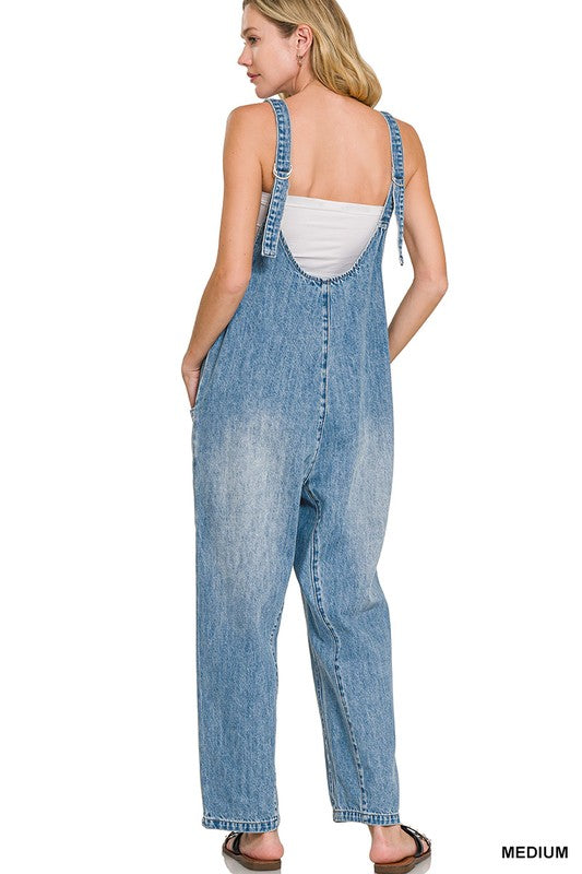Denim Baggy Jumpsuit