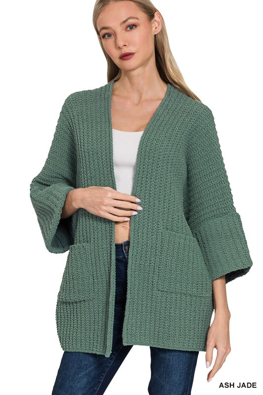 Oversized Open Cardigan Sweater