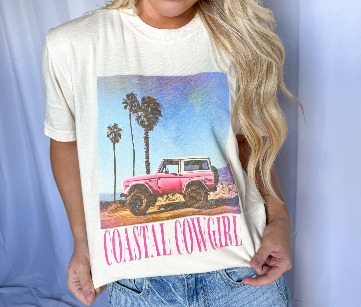 Coastal Cowgirl Pink Tee