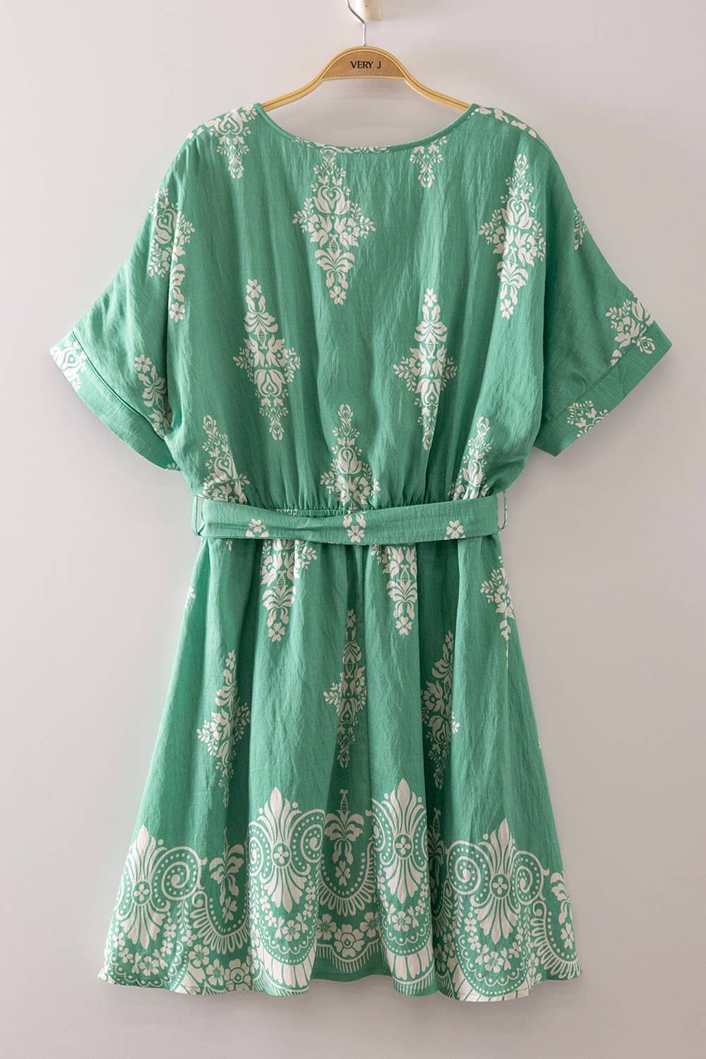 Printed Mini Boho Dress