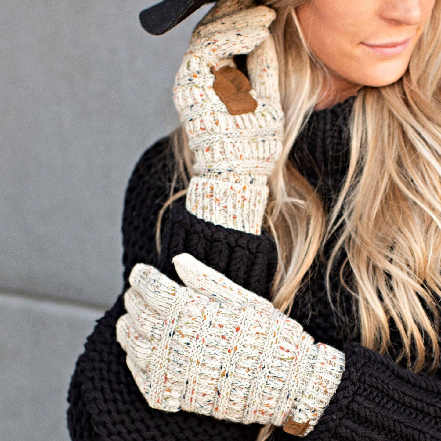CC Cozy Confetti Tech Screen Gloves ( G-33 )