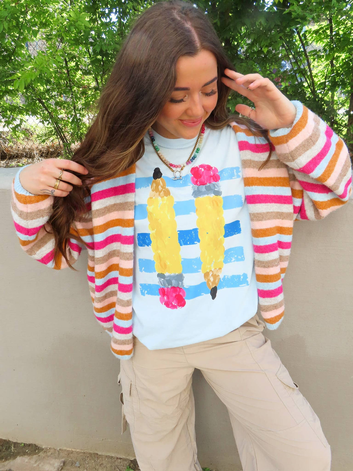 Teacher Pencil Classroom Tee