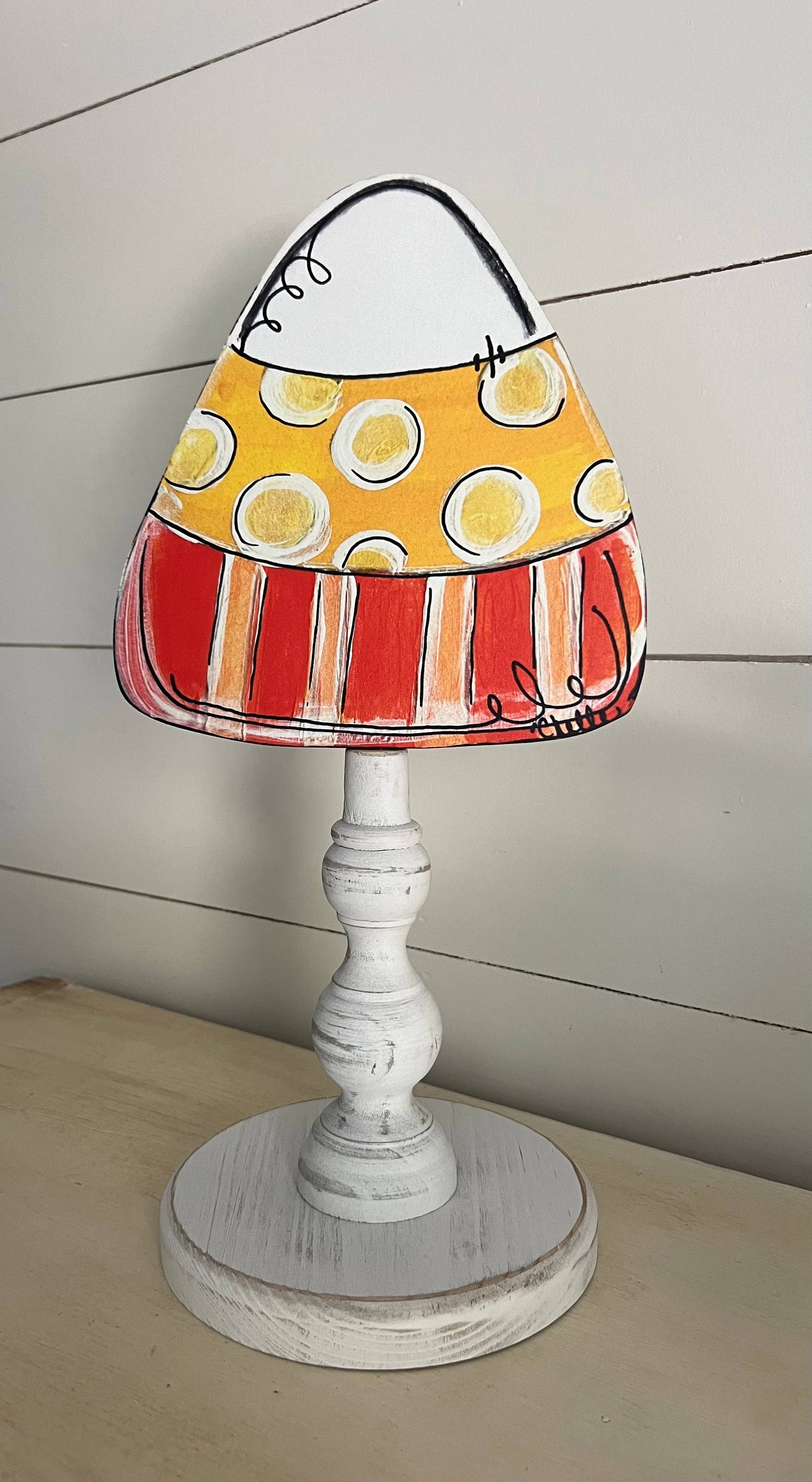 Seasonal & Everyday Toppers: Custom Candy Corn Topper