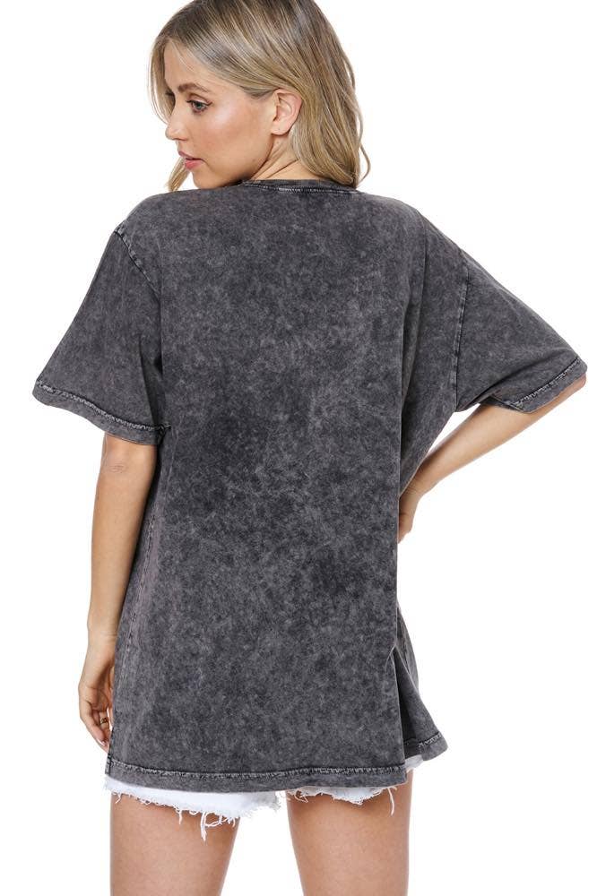 GLITTER' Touch Down Football Tee