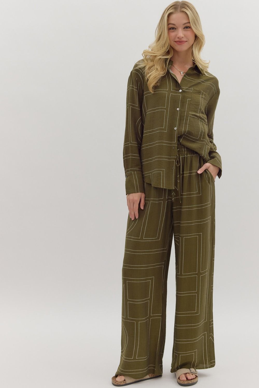 Abstract Pattern Pants