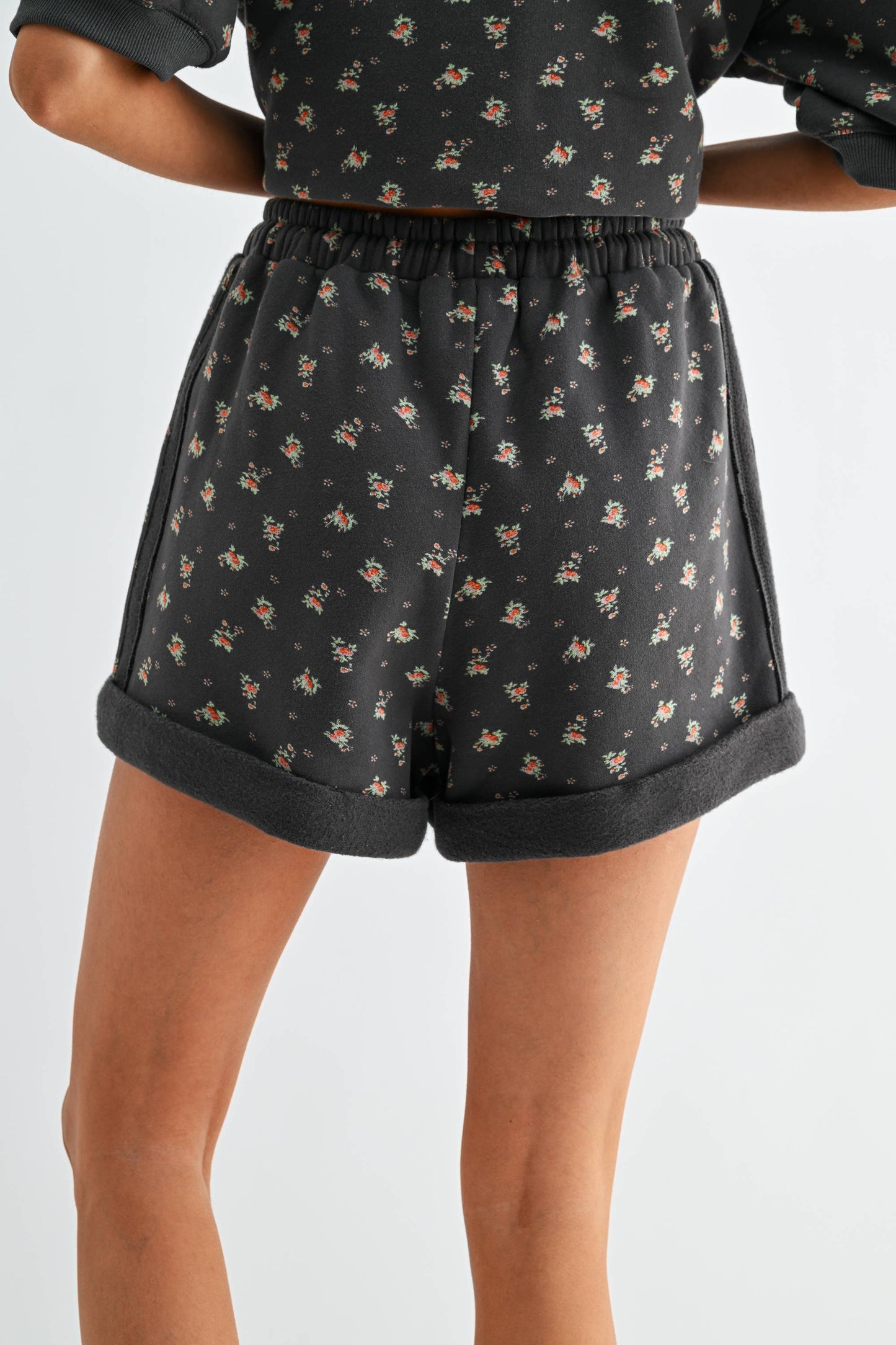 Floral Print Short Sleeve Set