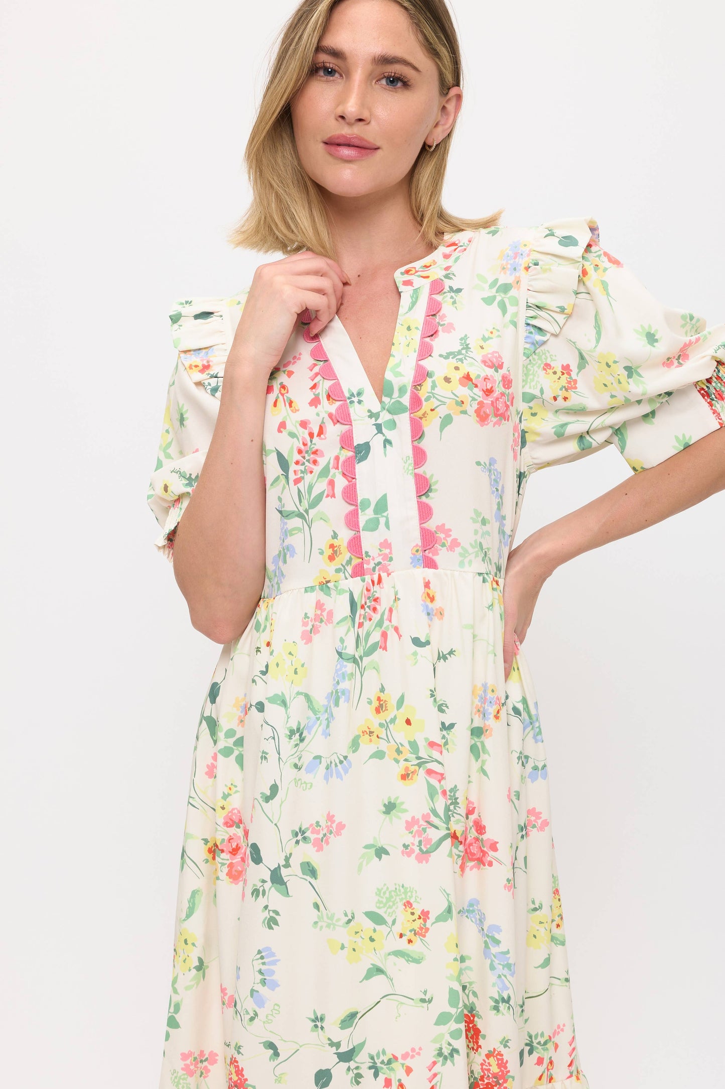 Floral Tiered Dress