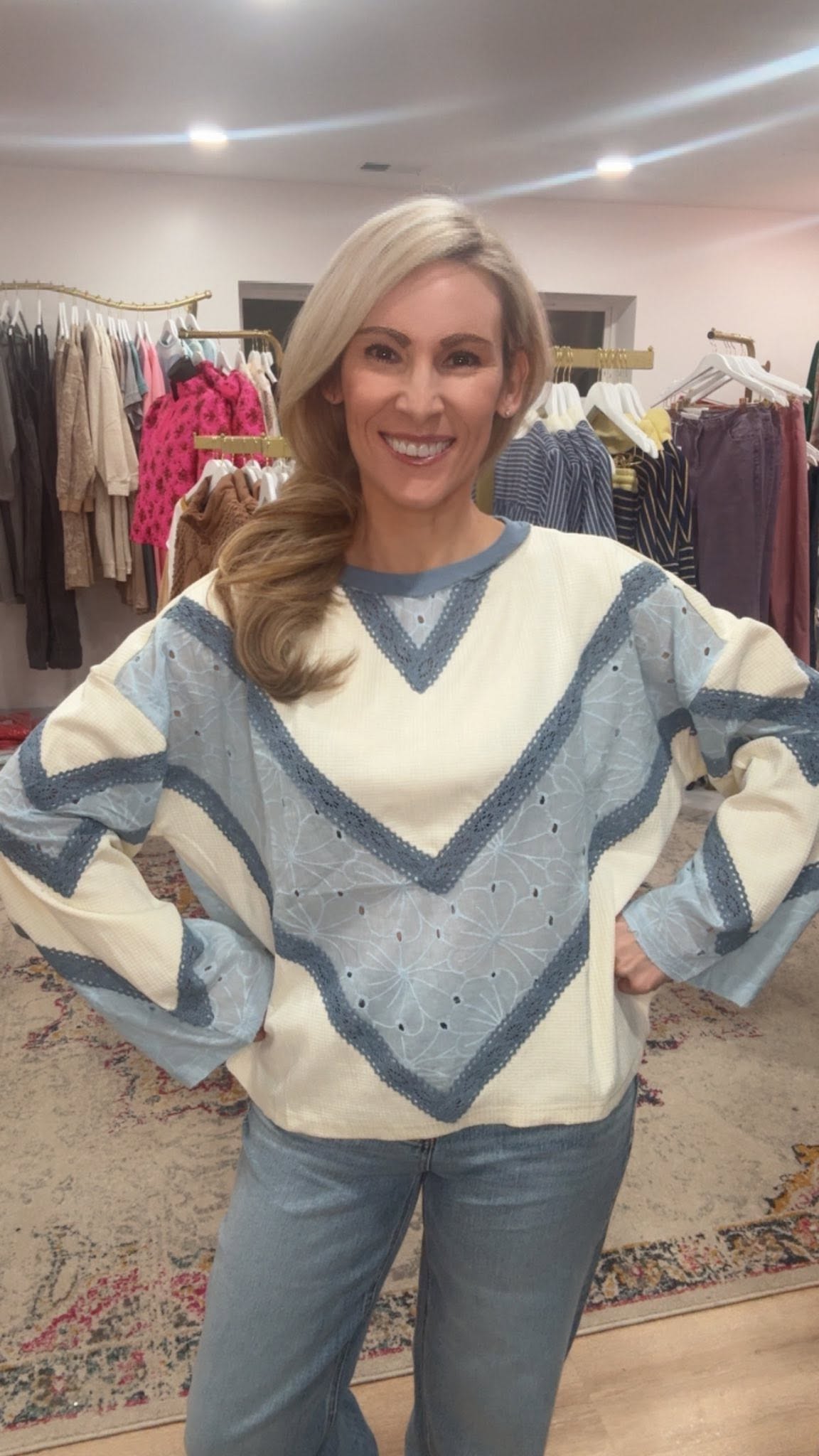 Loose-fit Long-sleeve Top