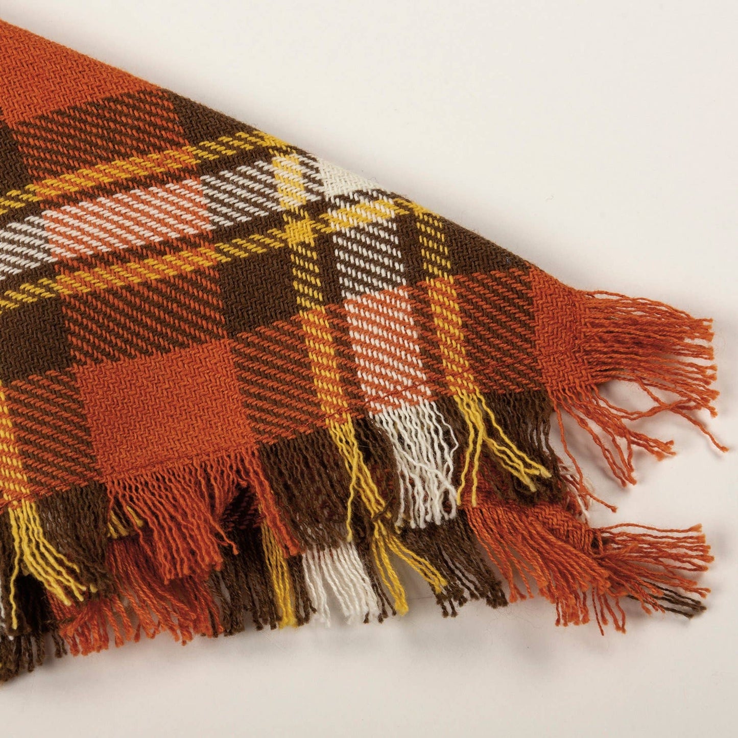 Fall Plaid Medium Pet Bandana Set