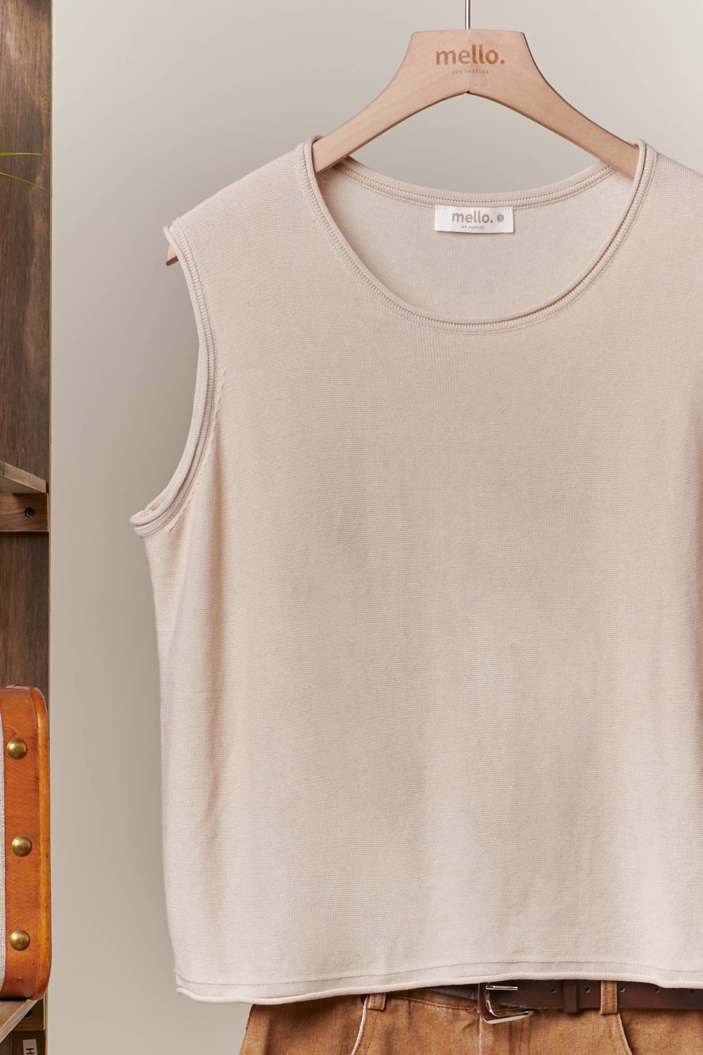 Sleeveless Knit Top