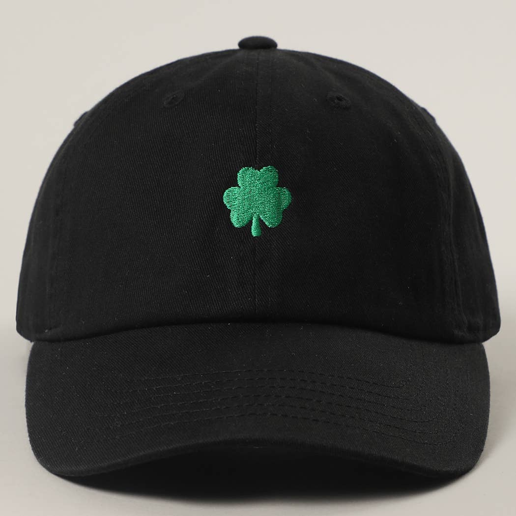 Lucky Clover St. Patrick's Day Embroidered Baseball Cap