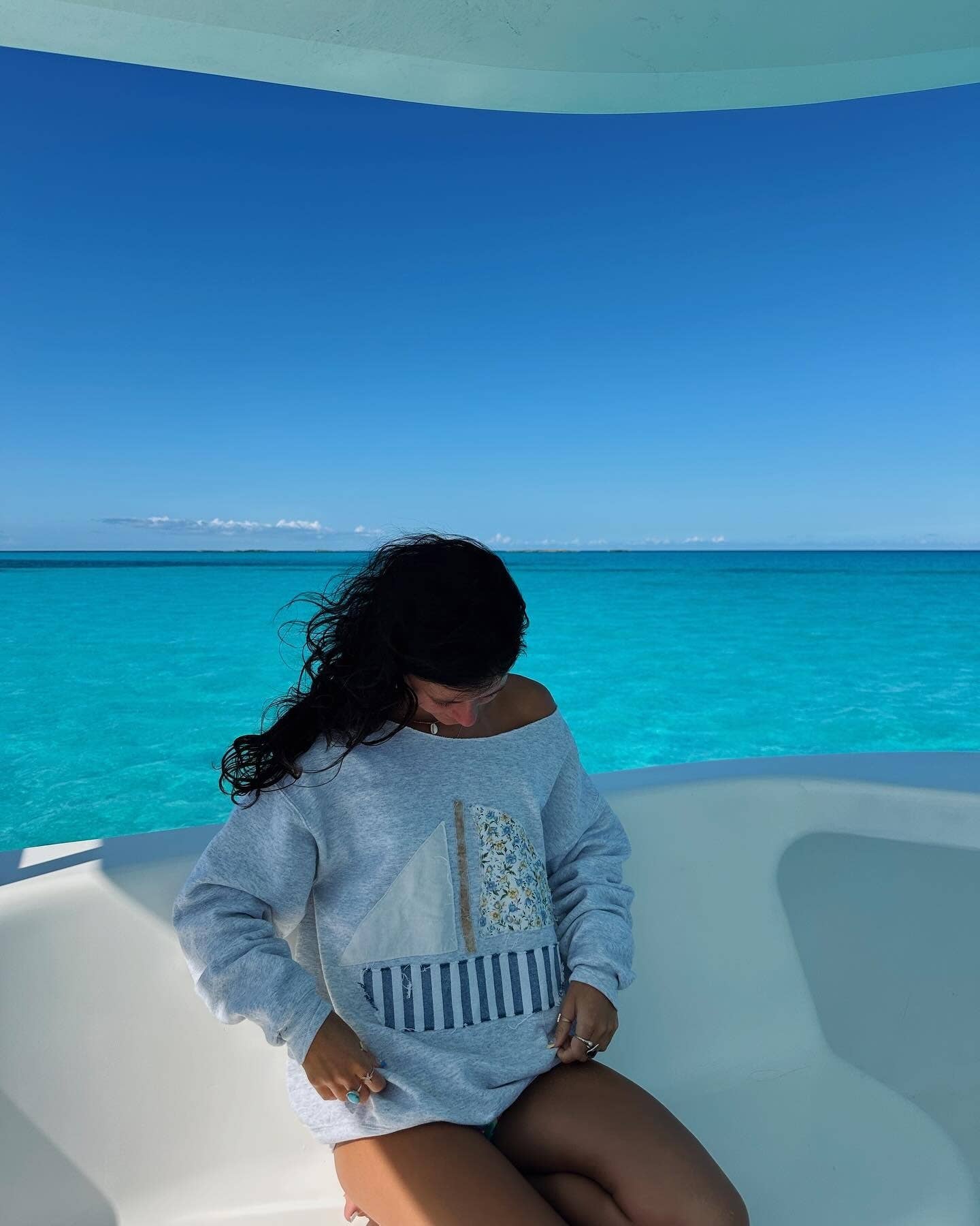 Long Sleeve Top/Sailboat
