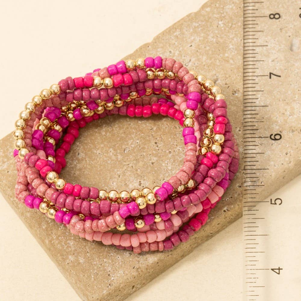 Pink Tones Bracelet Set