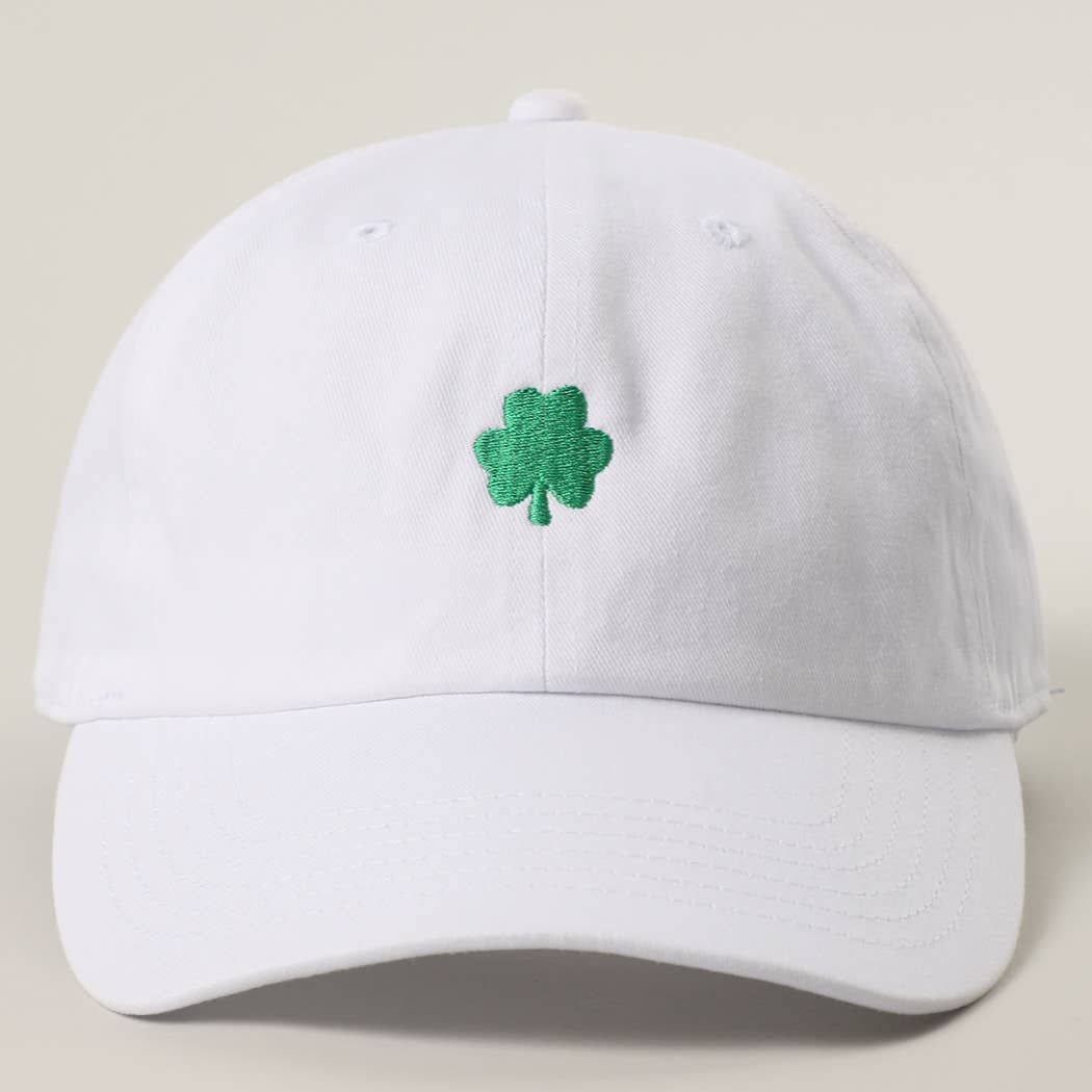 Lucky Clover St. Patrick's Day Embroidered Baseball Cap