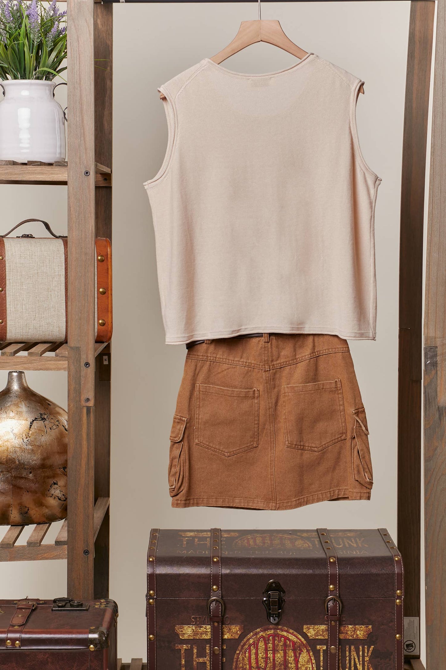 Sleeveless Knit Top