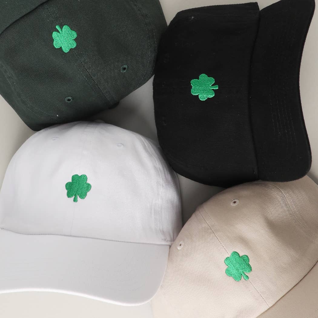 Lucky Clover St. Patrick's Day Embroidered Baseball Cap