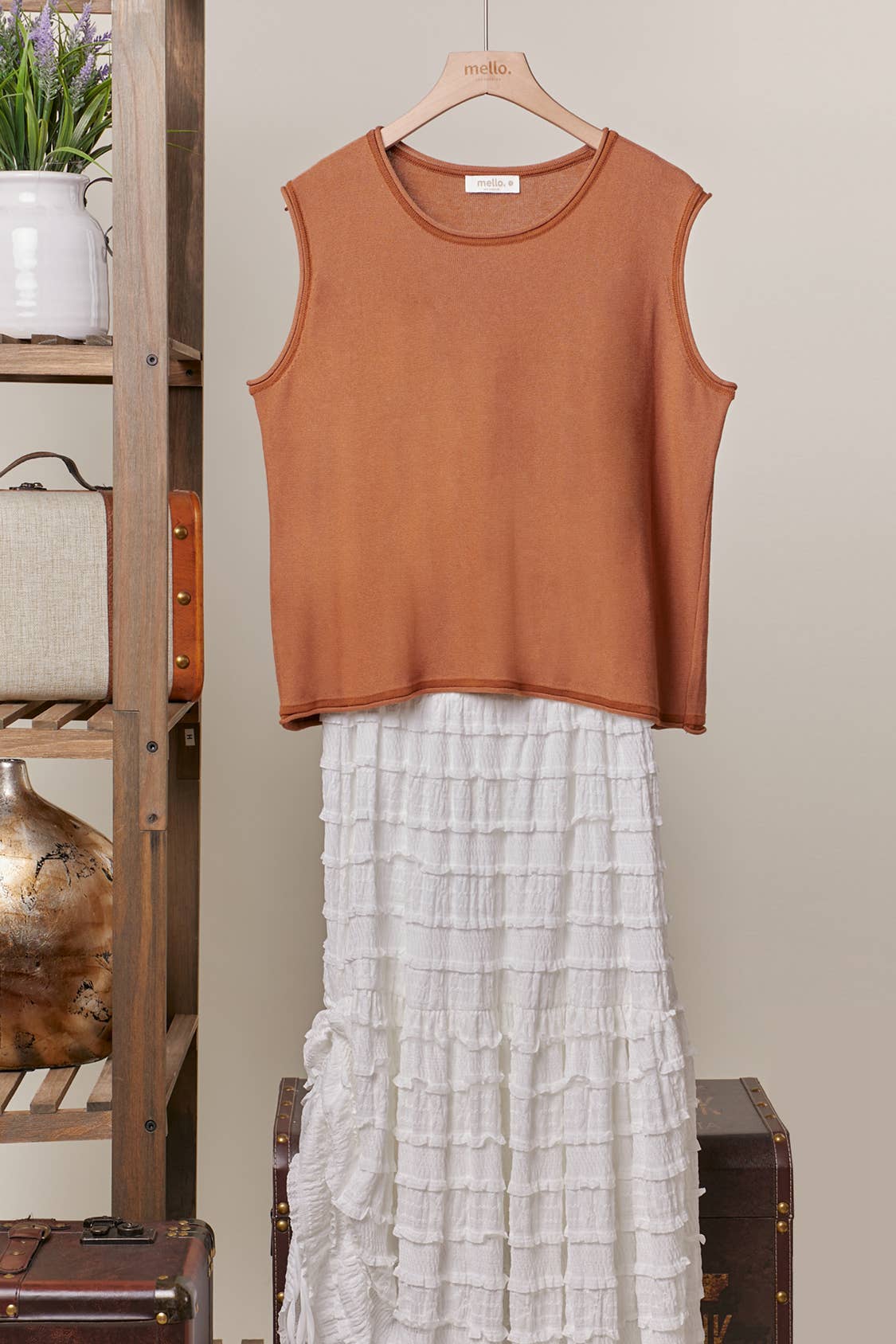 Sleeveless Knit Top