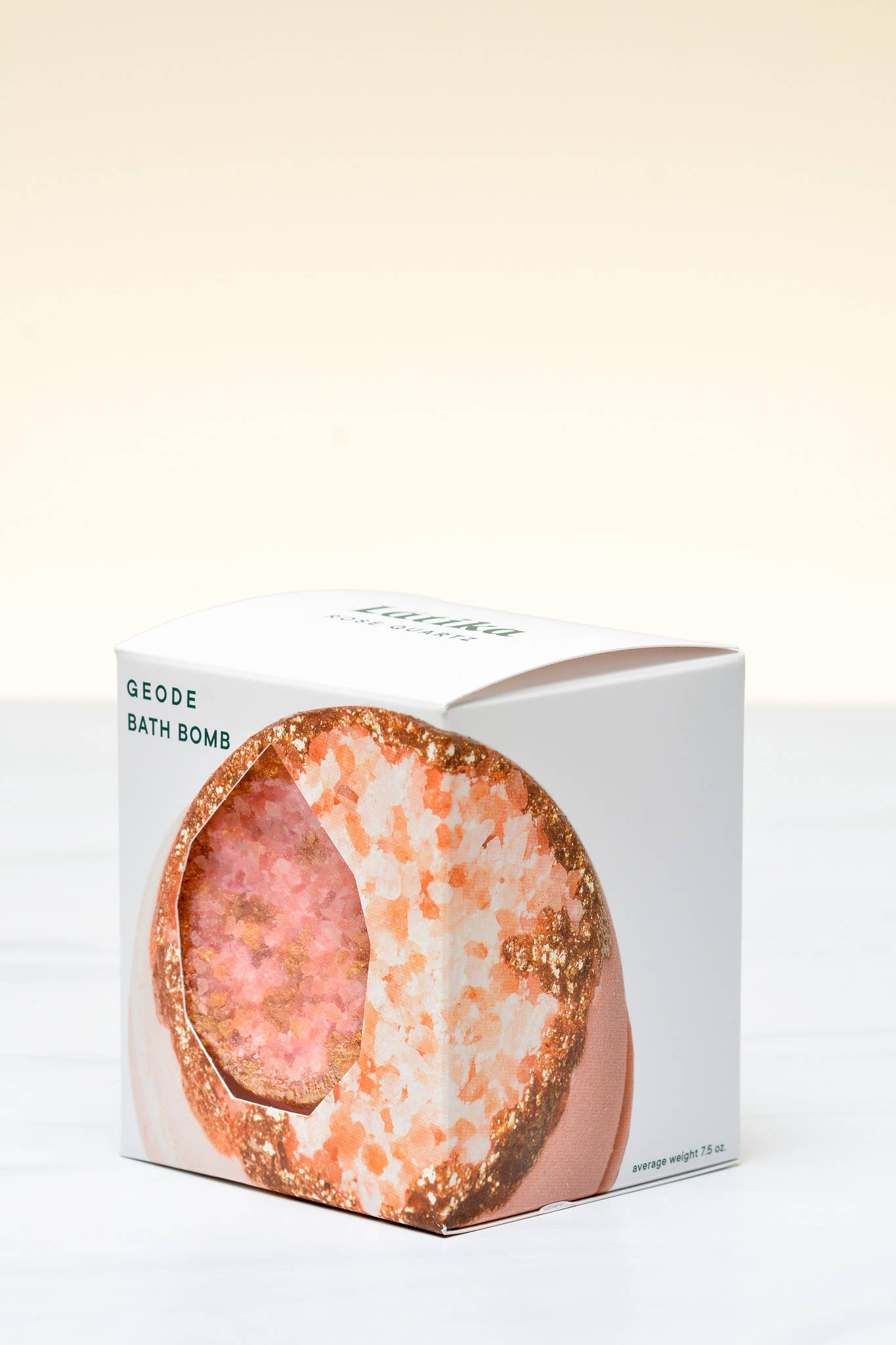 Rose Quartz Crystal Geode Bath Bomb 🎄 Pink Christmas gifts