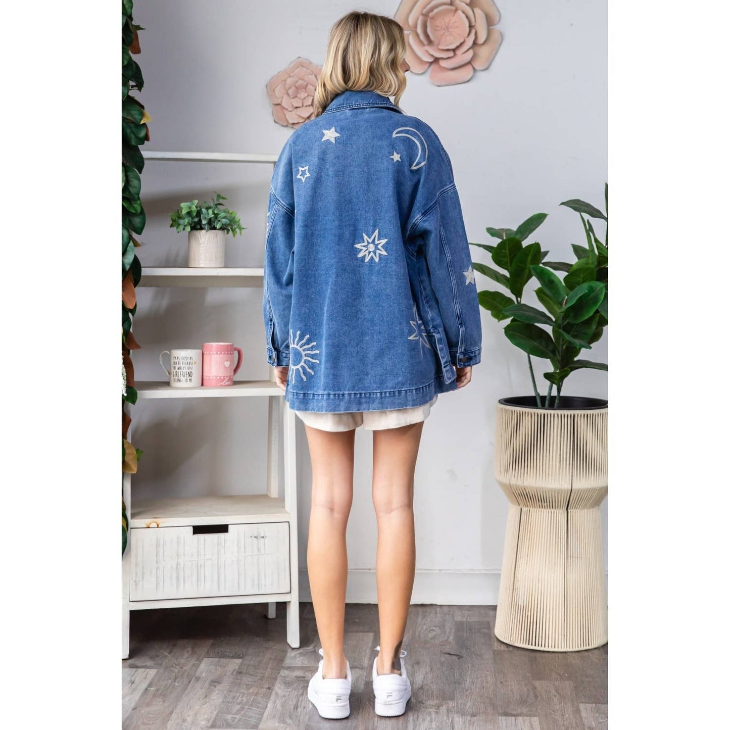 Embroidered Denim Jacket
