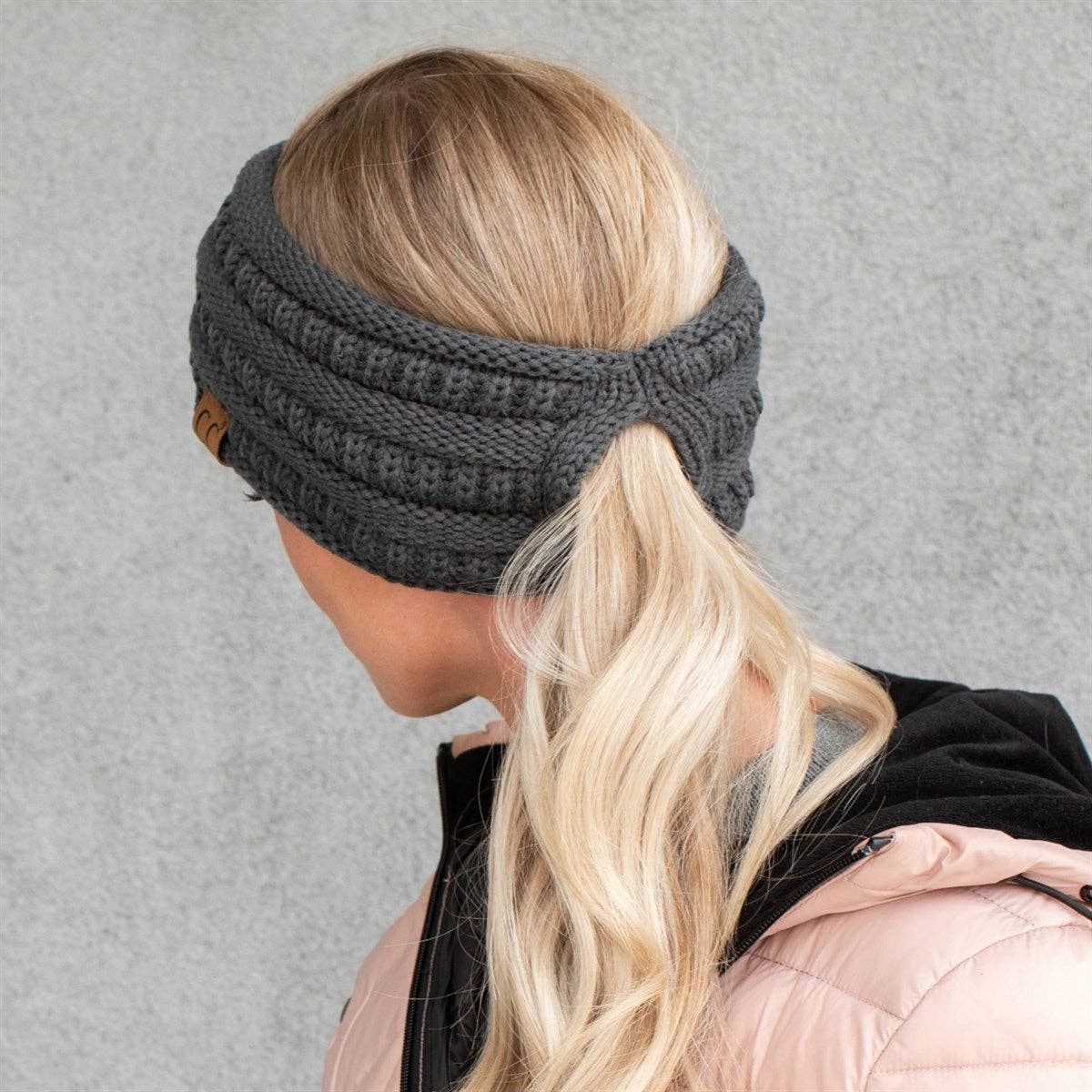 C.C Lined Pony Fashion Headband