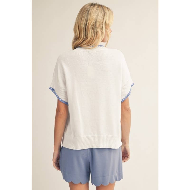 Seashell Sweater Top
