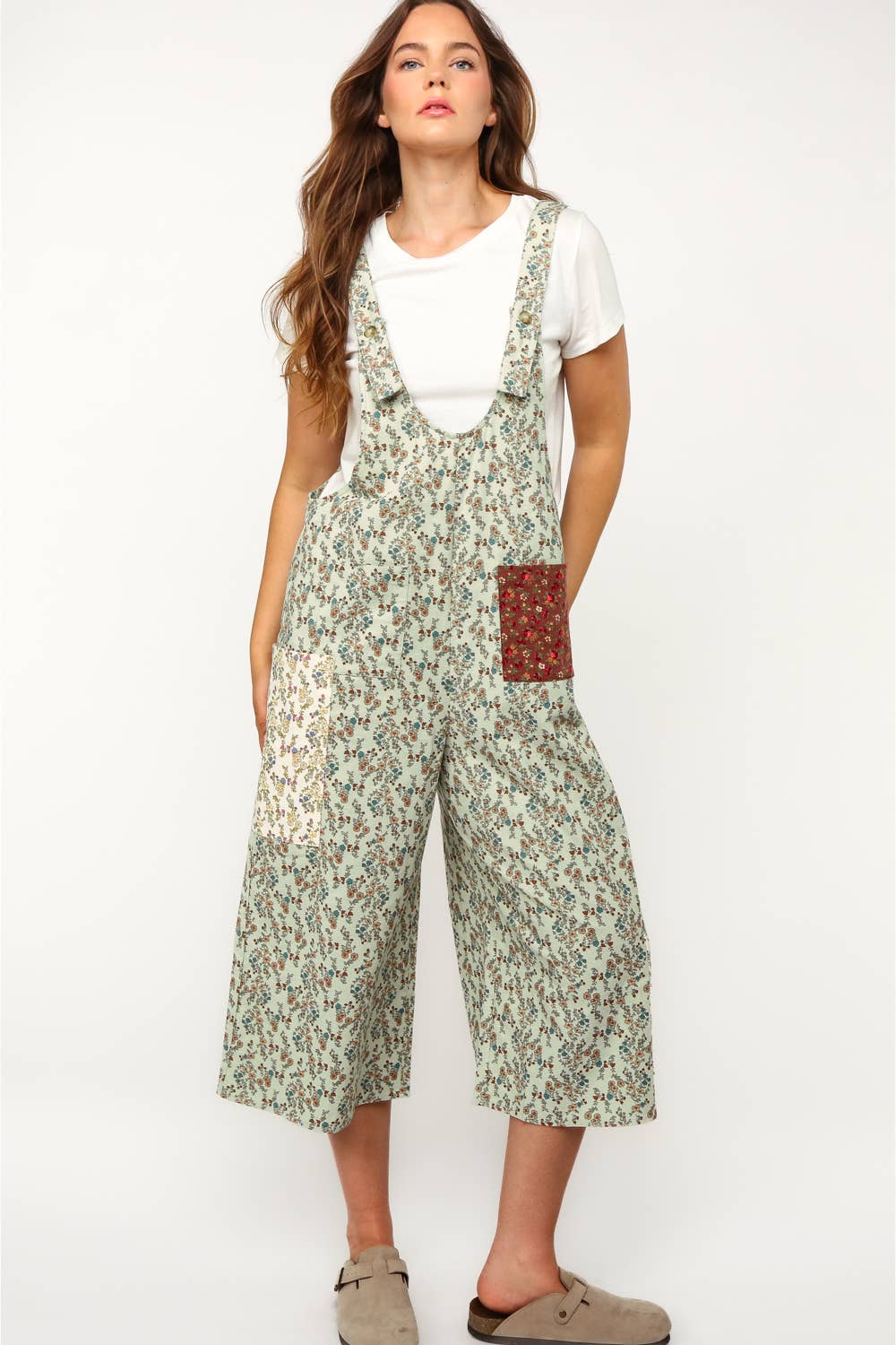 FLOWER OVERALL COLORBLOCK