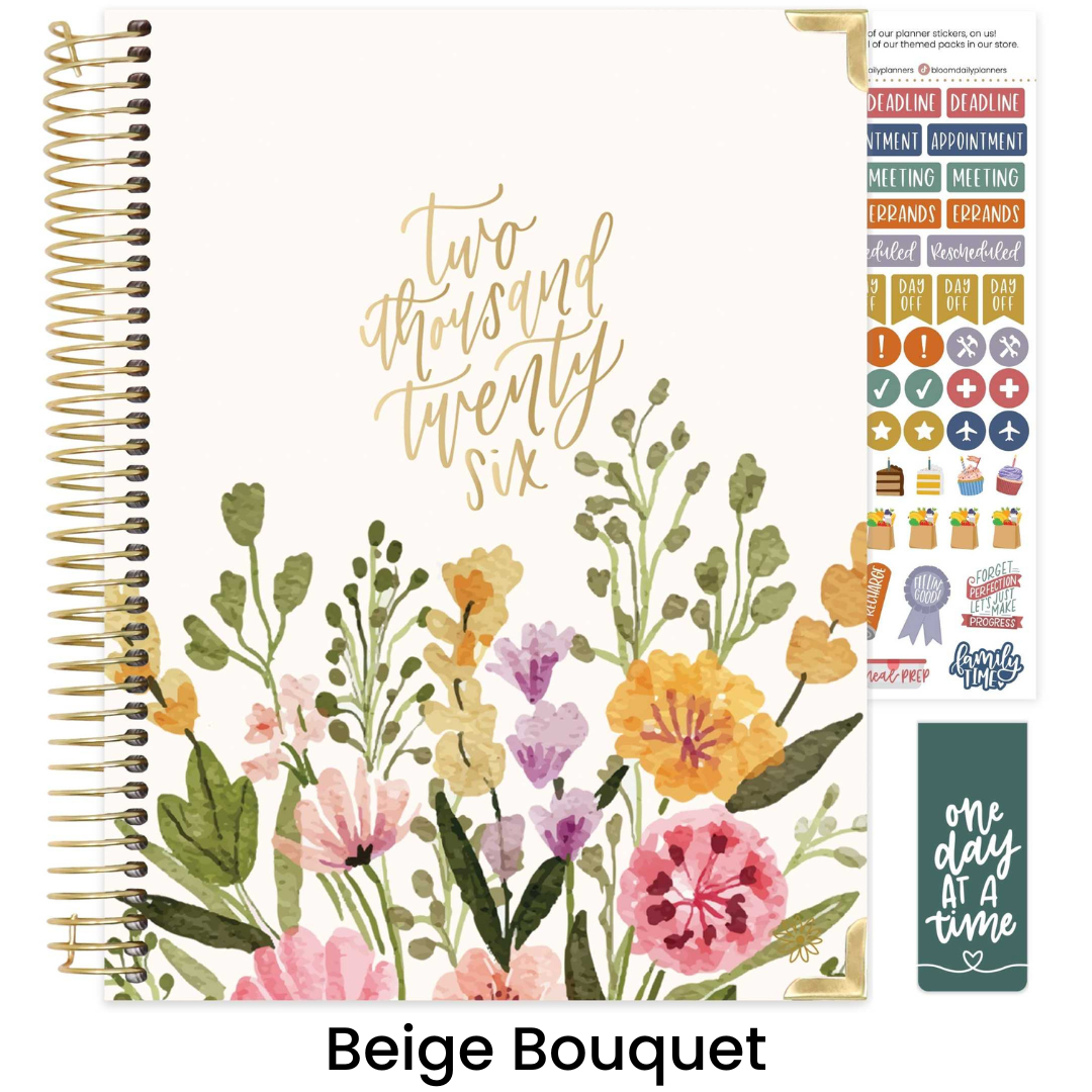 2026 Hard Cover Planner - 8.5" x 11" size