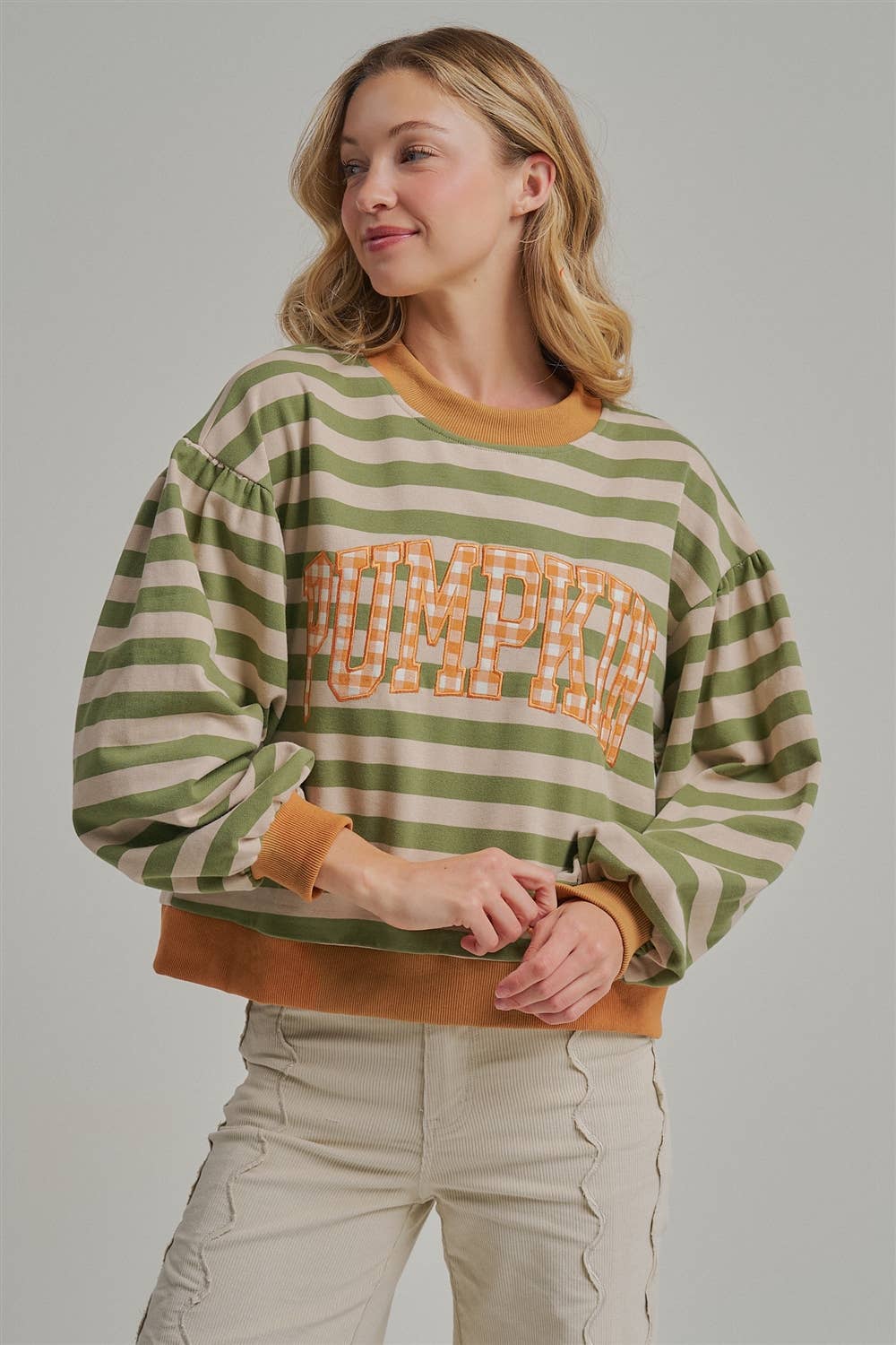 THANKSGIVING TOP WITH PUMPKIN