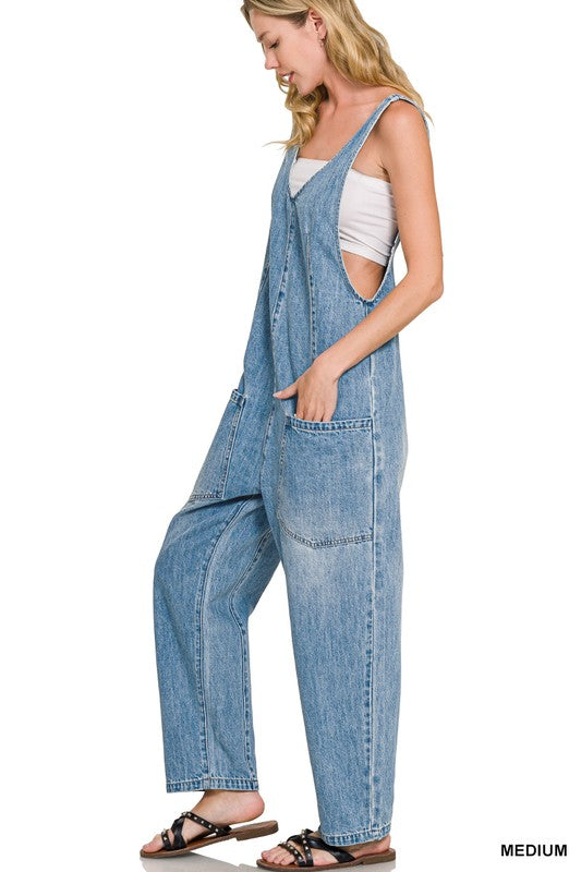 Denim Baggy Jumpsuit