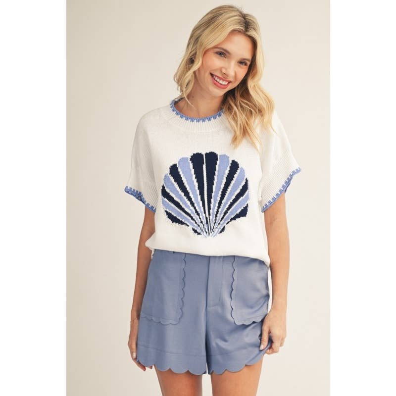 Seashell Sweater Top