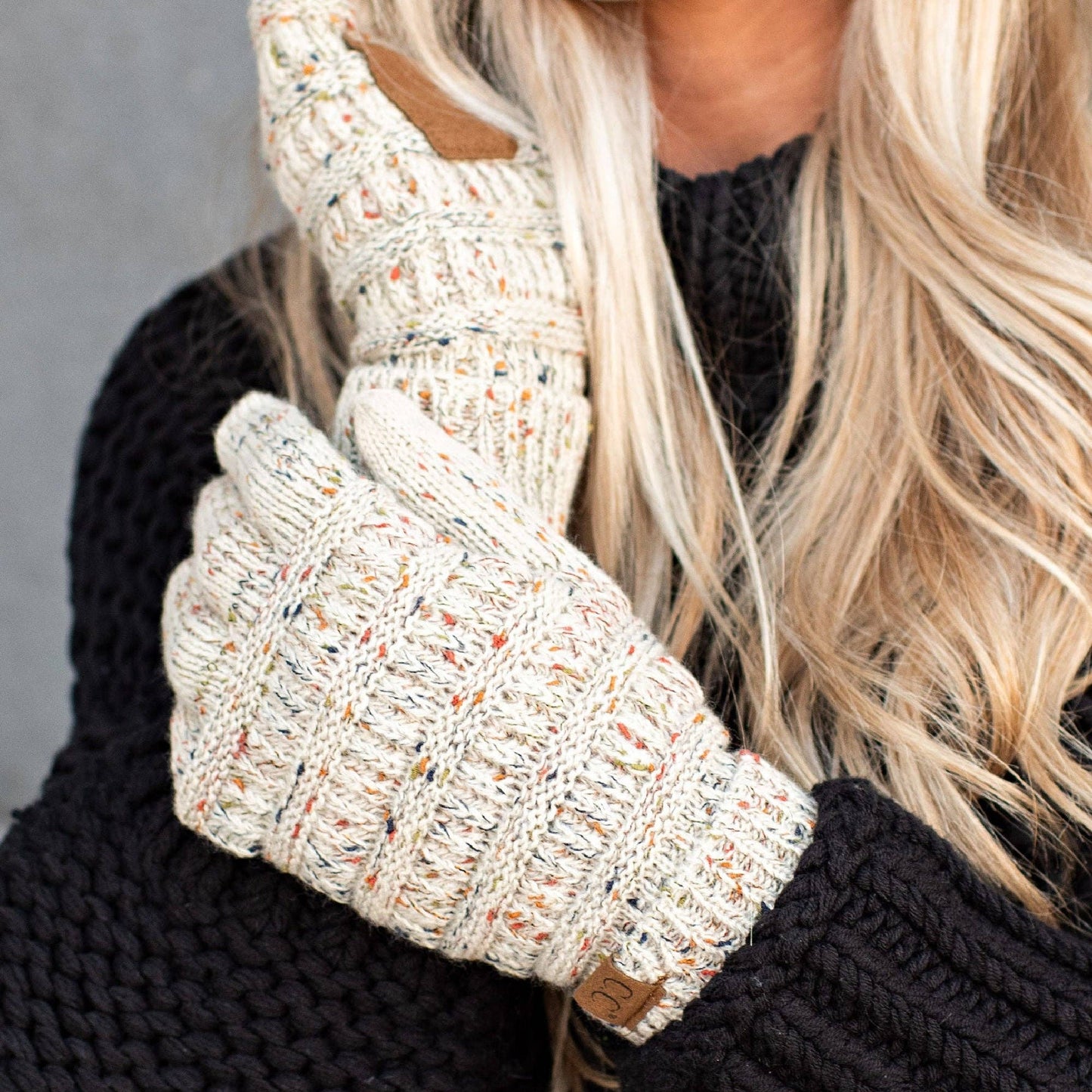 CC Cozy Confetti Tech Screen Gloves ( G-33 )