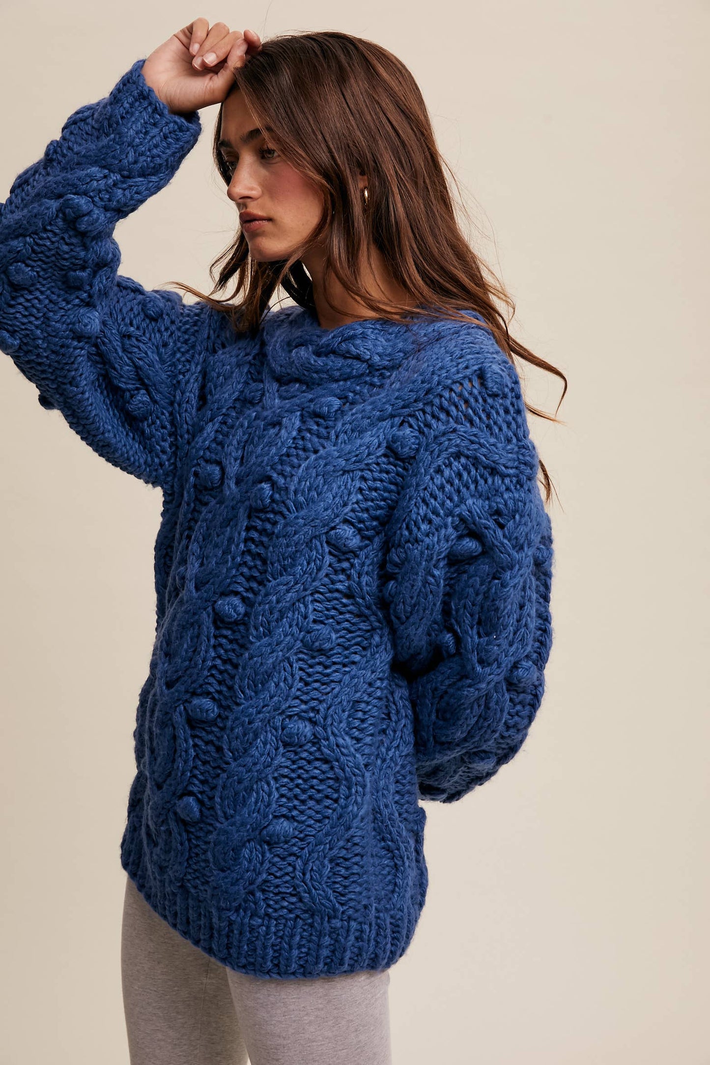 Chunky Cable Knit Sweater