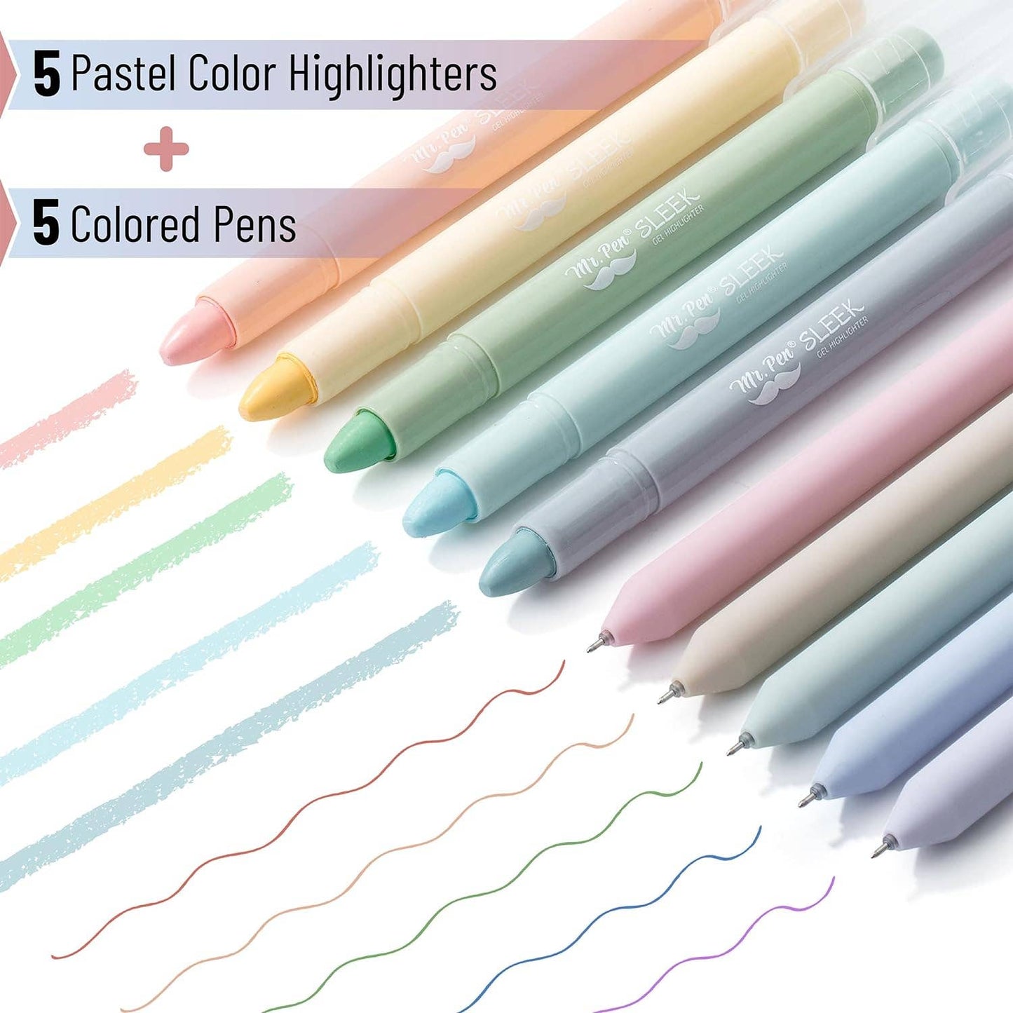 Mr. Pen No Bleed Bible Highlighters & Pens