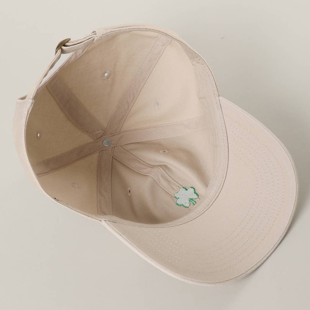 Lucky Clover St. Patrick's Day Embroidered Baseball Cap