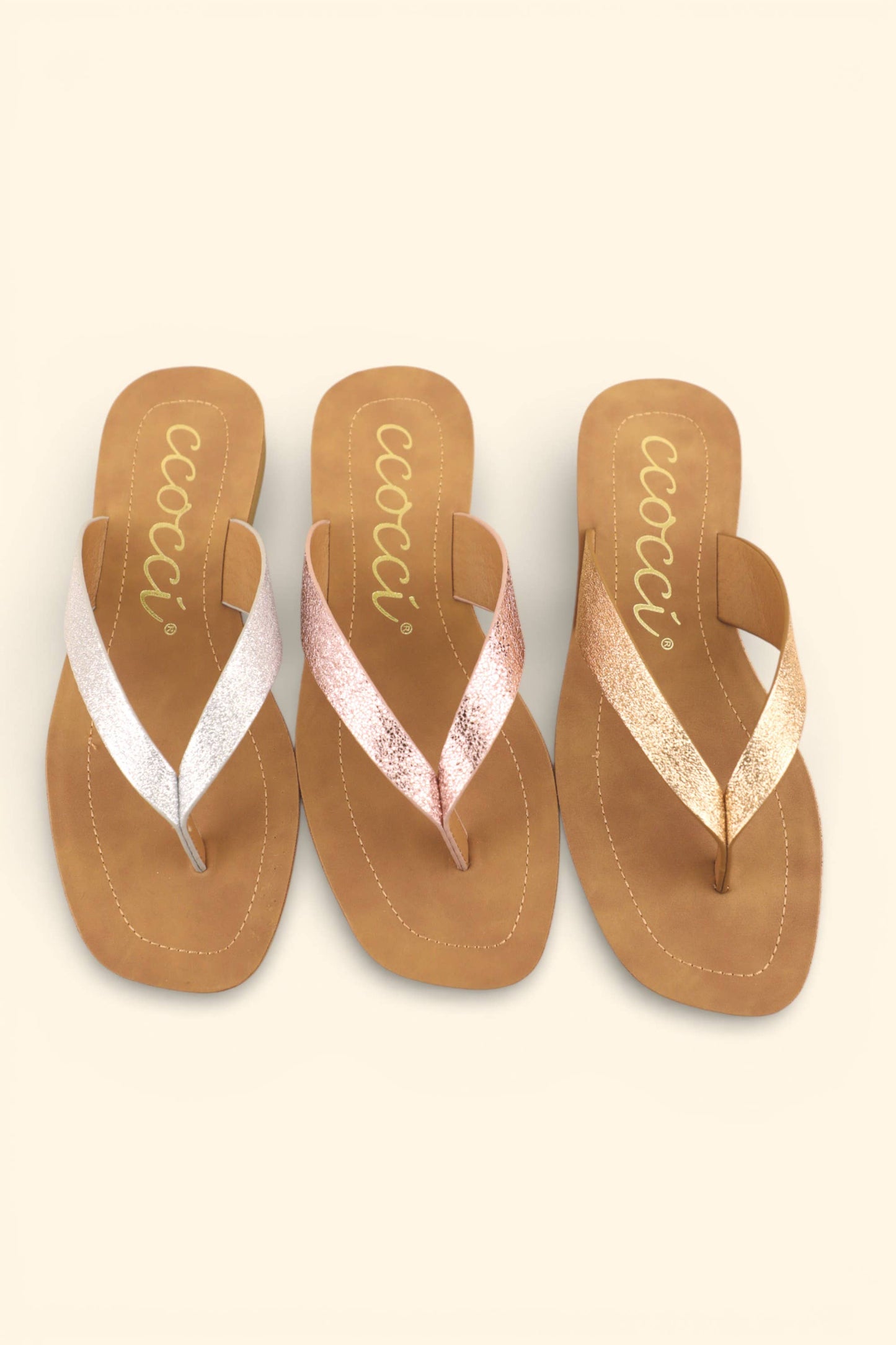 SIA MINIMAL FLIP FLOP THONG SANDALS