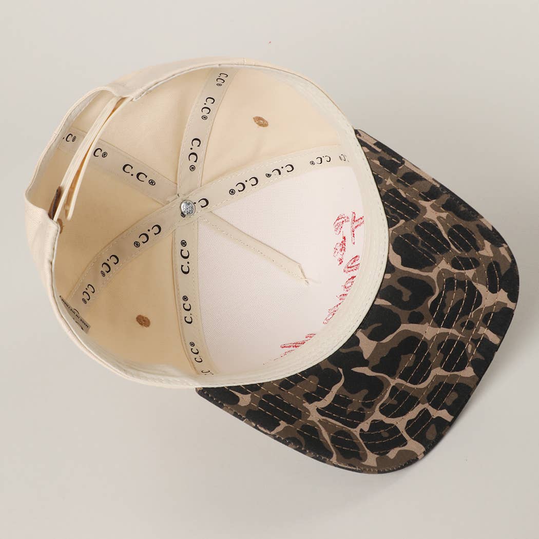 P.S. I Love You Valentine Embroidery Two-Tone Trucker Hat