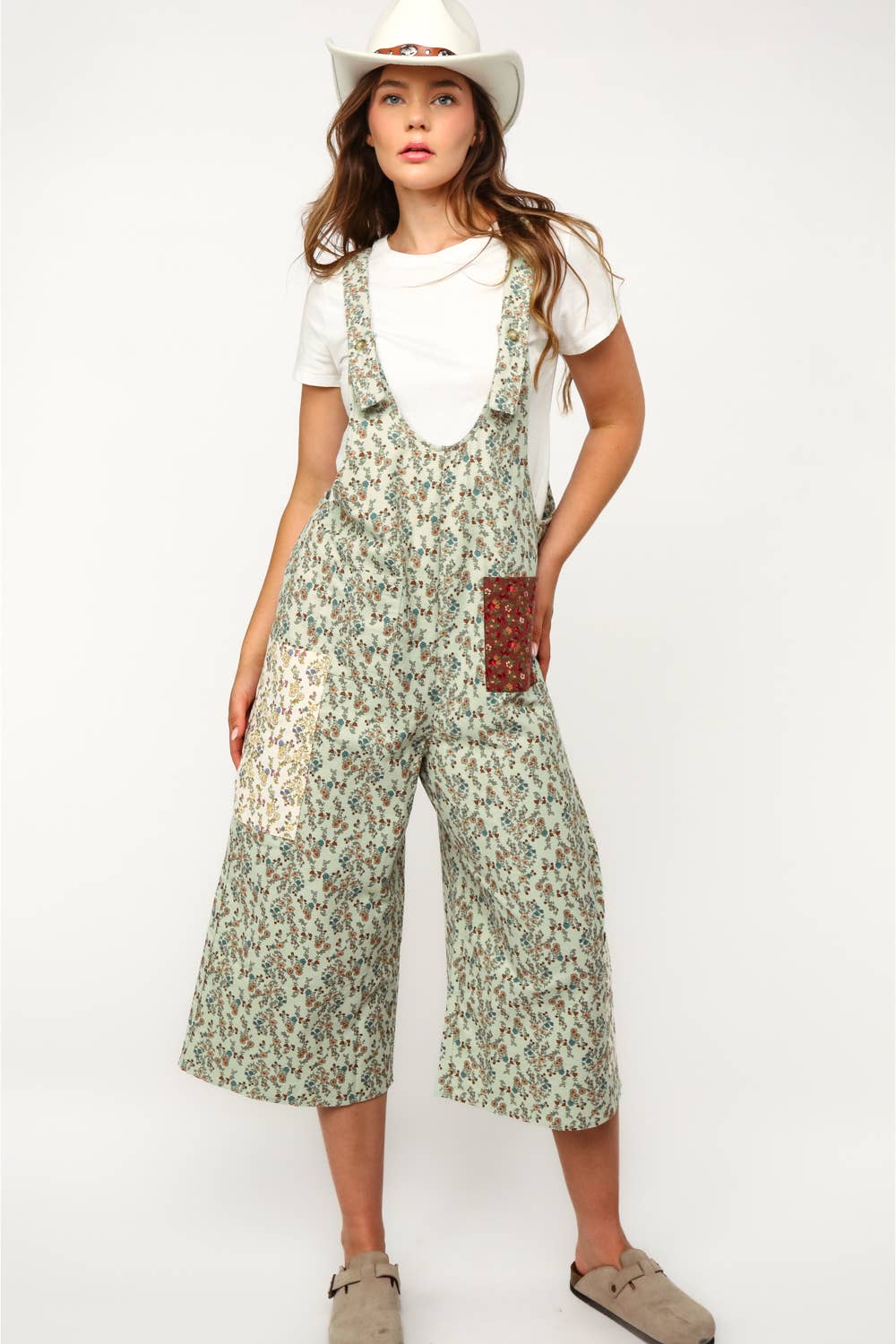 FLOWER OVERALL COLORBLOCK