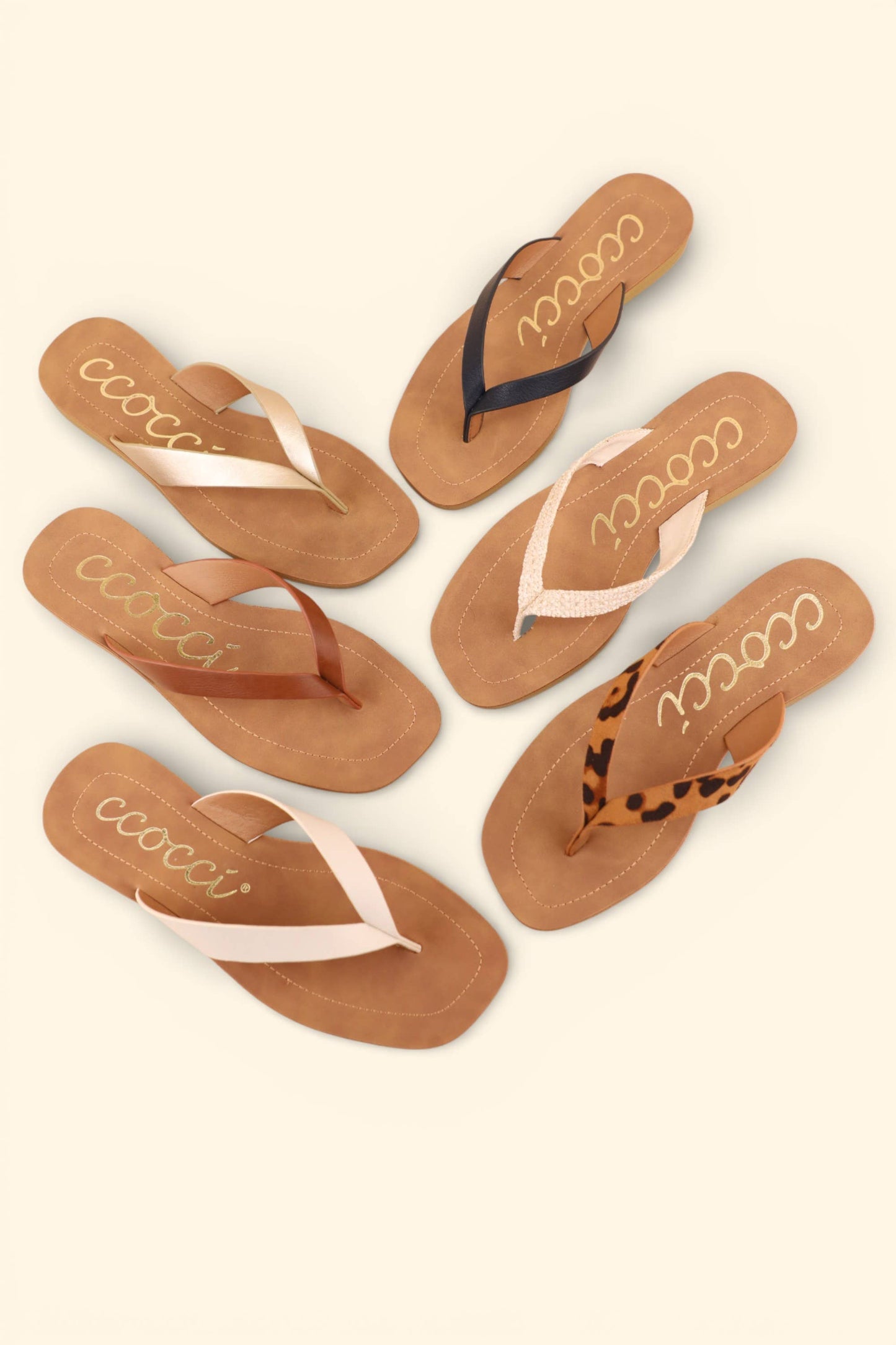 SIA MINIMAL FLIP FLOP THONG SANDALS