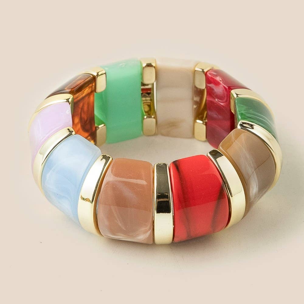 Colorful Block Bracelet
