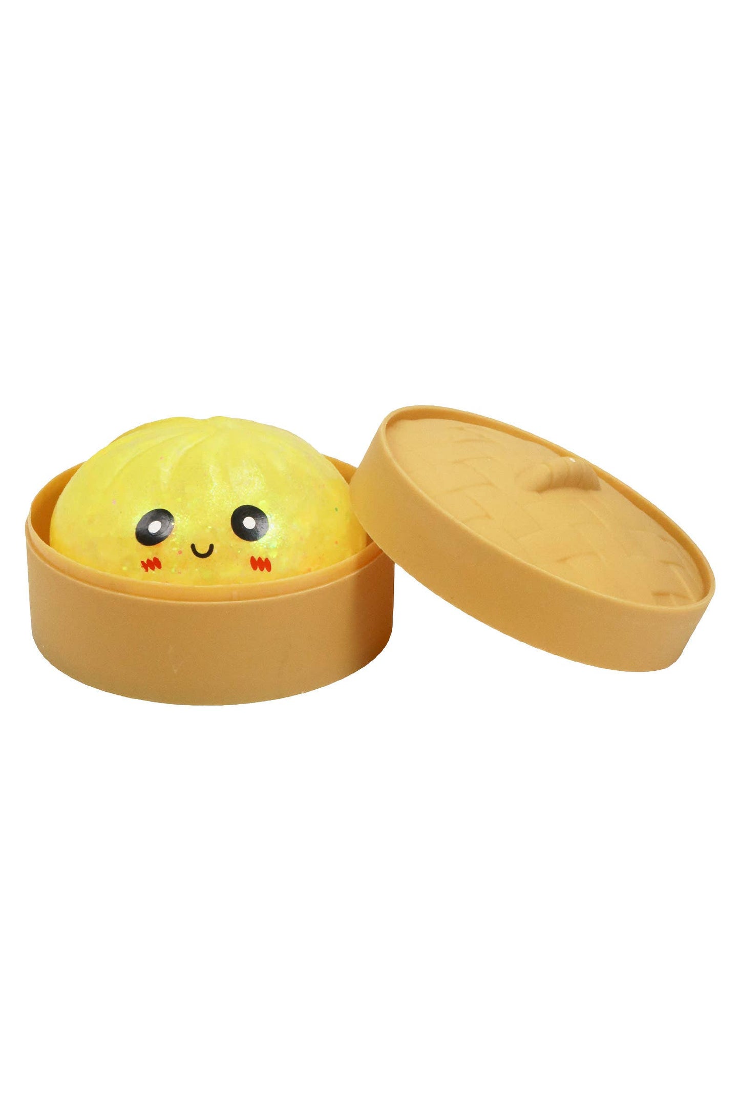 Glittery Bao Bun Dumpling Water Bead Filled Squishy