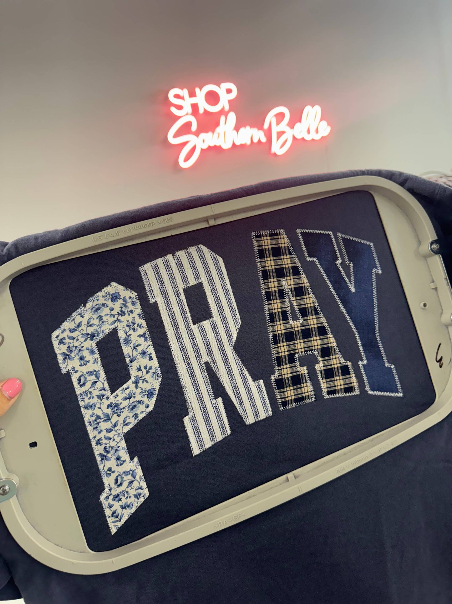 Denim Pray Tee