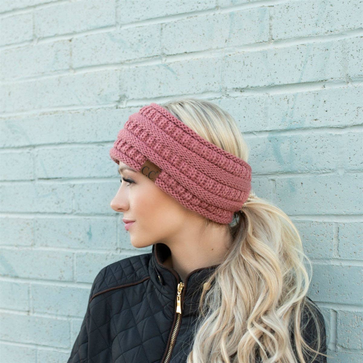 C.C Lined Pony Fashion Headband