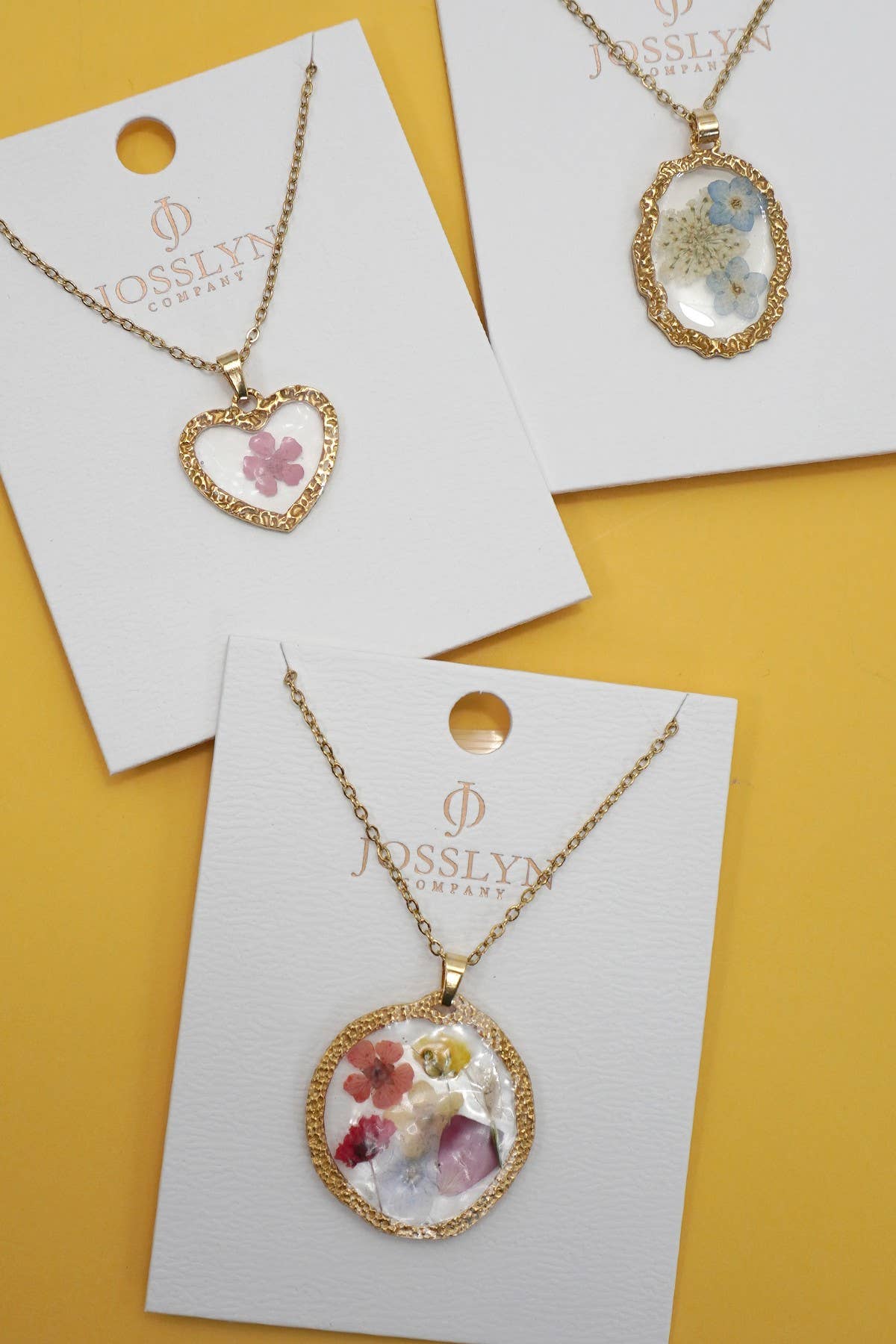18K STAINLESS STEEL TARNISH FREE FLOWER NECKLACE