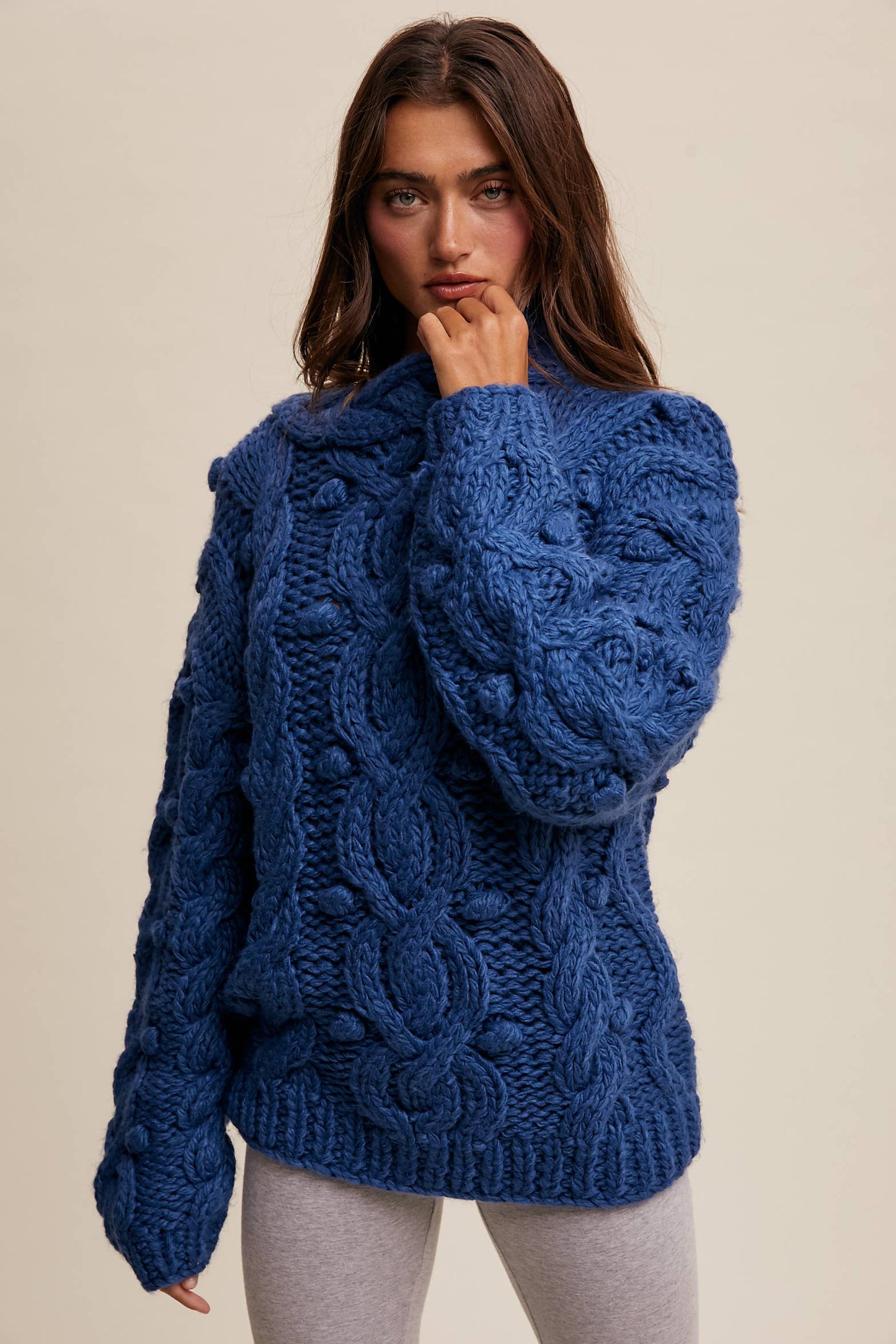 Chunky Cable Knit Sweater