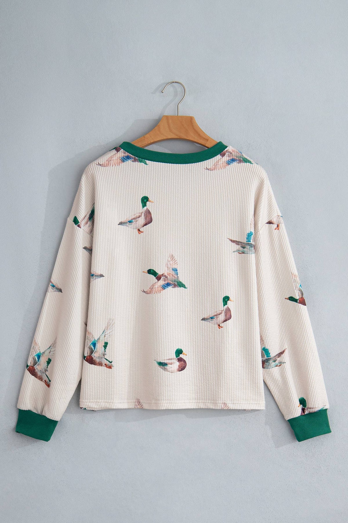 LAS Western Mallard Patchwork Casual Sweatshirt (S-4X)
