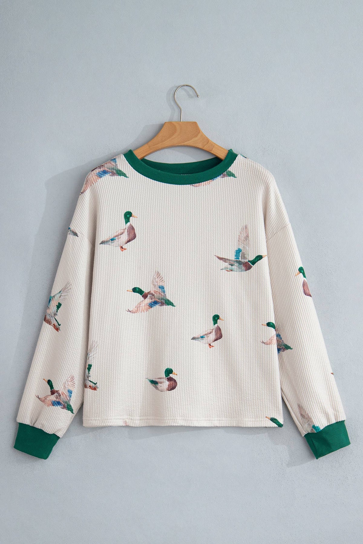 LAS Western Mallard Patchwork Casual Sweatshirt (S-4X)