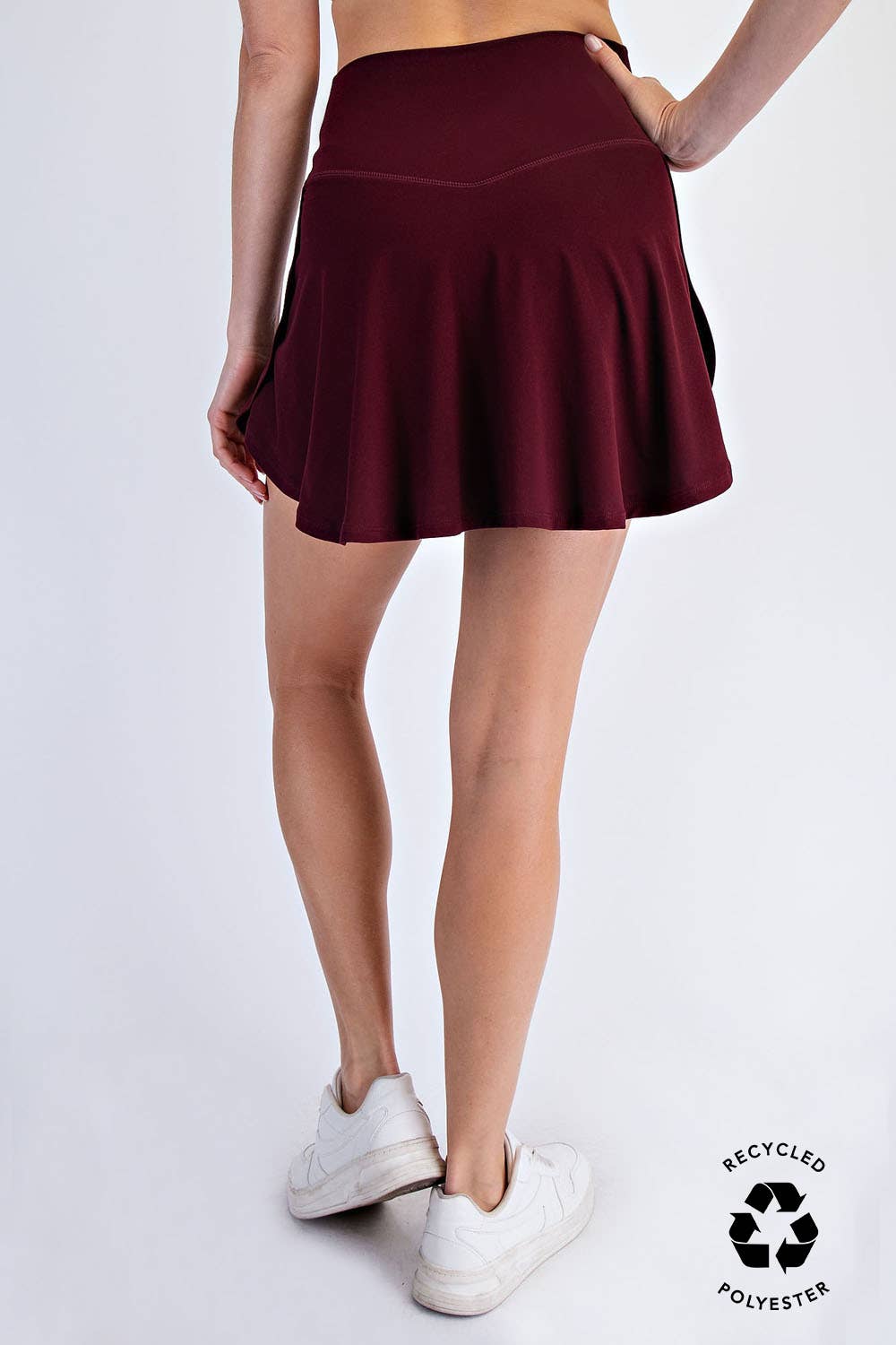 BUTTER V SHAPED HIGH-WAIST SKORT