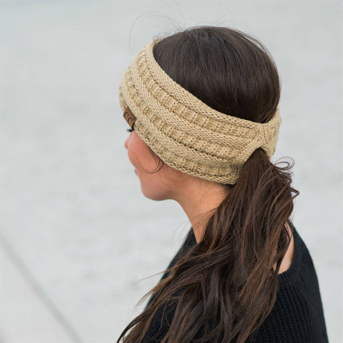C.C Lined Pony Fashion Headband